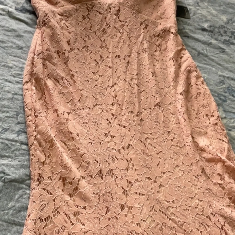 RENE BY RENE RUIZ
Strapless Lace Gown With Sequin Underlay - Picture 7 of 13